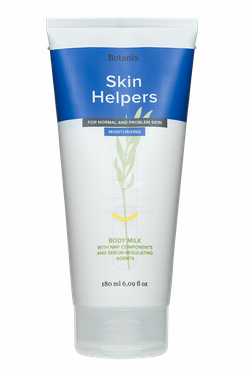 Молочко для тела Gloria Botanix Skin Helpers с компонентами NMF и себорегулирующими агентами