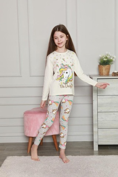 Костюм для дому та сну (піжама) "Єдиноріг", бавовна ТМ "Pijakids"