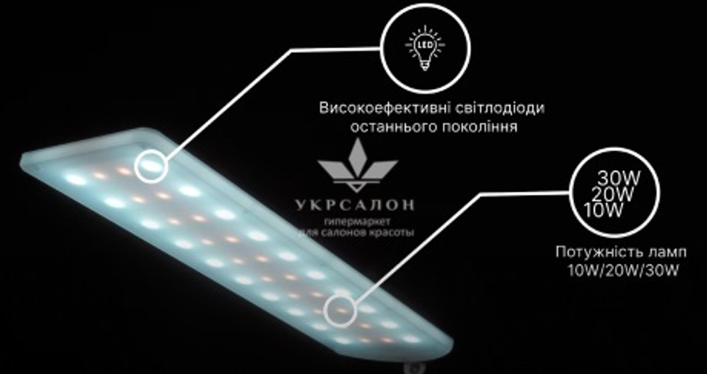 Настольная светодиодная сенсорная LED лампа c функцией работы от повербанка и регулировкой света X-LED-20 SB черная