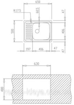 Кухонна мийка TEKA CLASSIC 1B полірована PA133P3002/30000055