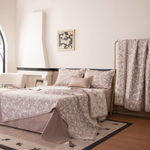 Комплект постельного белья Сатин Aurora Veil с Покрывалом AV007