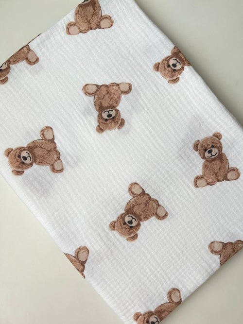 Пеленка муслиновая жатая двухслойная