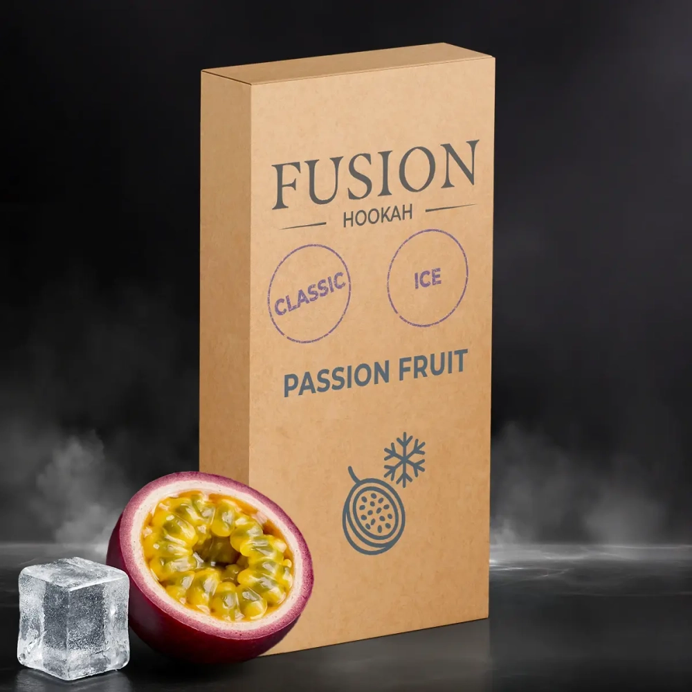 Табак для кальяна Fusion Classic Passion Fruit Ice (Фьюжин Классик Маракуйя Айс) 100г