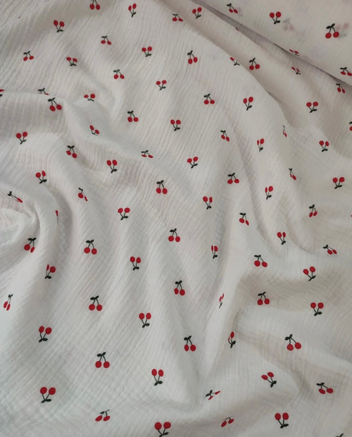 Муслин жатый принт