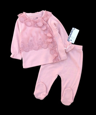 Комплект 2в1: кофта, повзунки "Пудрова мрія", бавовна ТМ "Caramell"