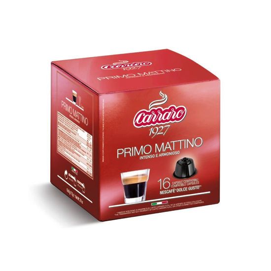 Кофе в капсулах Dolce Gusto Carraro PRIMO MATTINO 16 шт