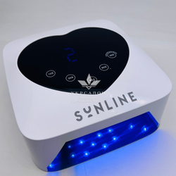 Лампа для манікюру із акумулятором LED+UV Sunline heart X40