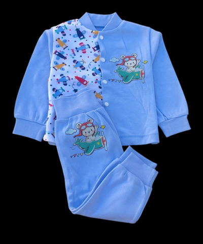 Костюм 2 в 1: кофта, штани "Принт", інтерлок ТМ "Happy ToT"