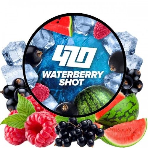 Тютюн 420 Frost Line Waterberry Shot (Смородина Малина Арбуз Лід) 100г