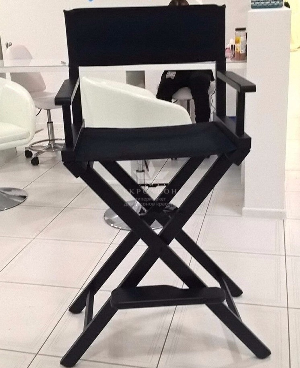 Складной стул для визажа Apolo 5 black