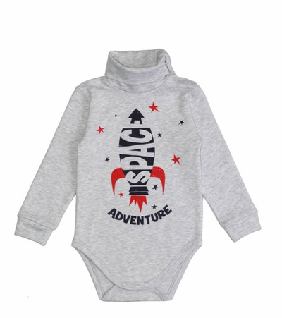 Боді-водолазка, футер "Merry Bee" (74 см)