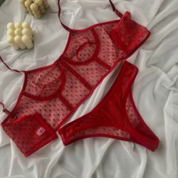 Комплект в горошок