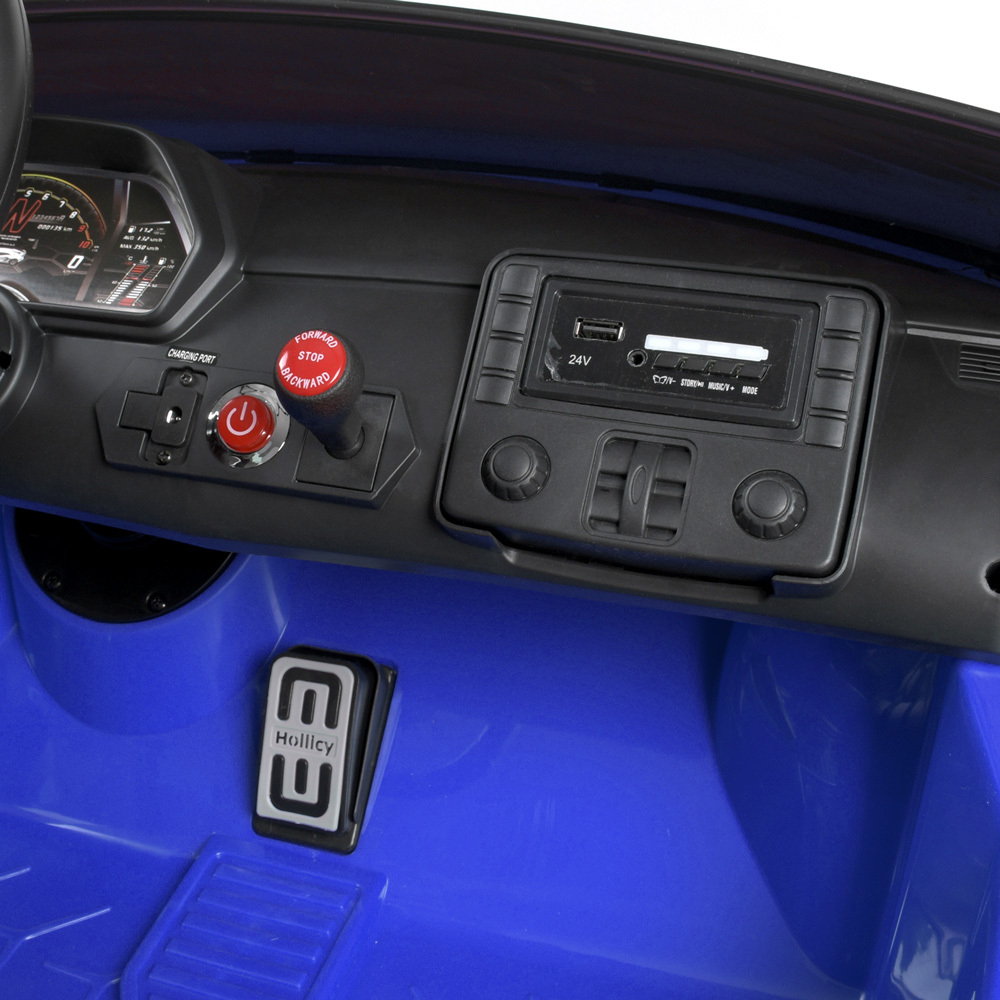 Детский двухместный электромобиль спорткар Lamborghini (Ламборгини) M 4788EBLR (24V)