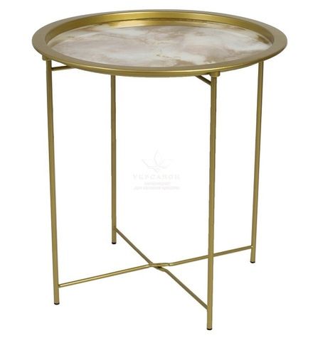 Столик для зони очікування із епоксидною смолою