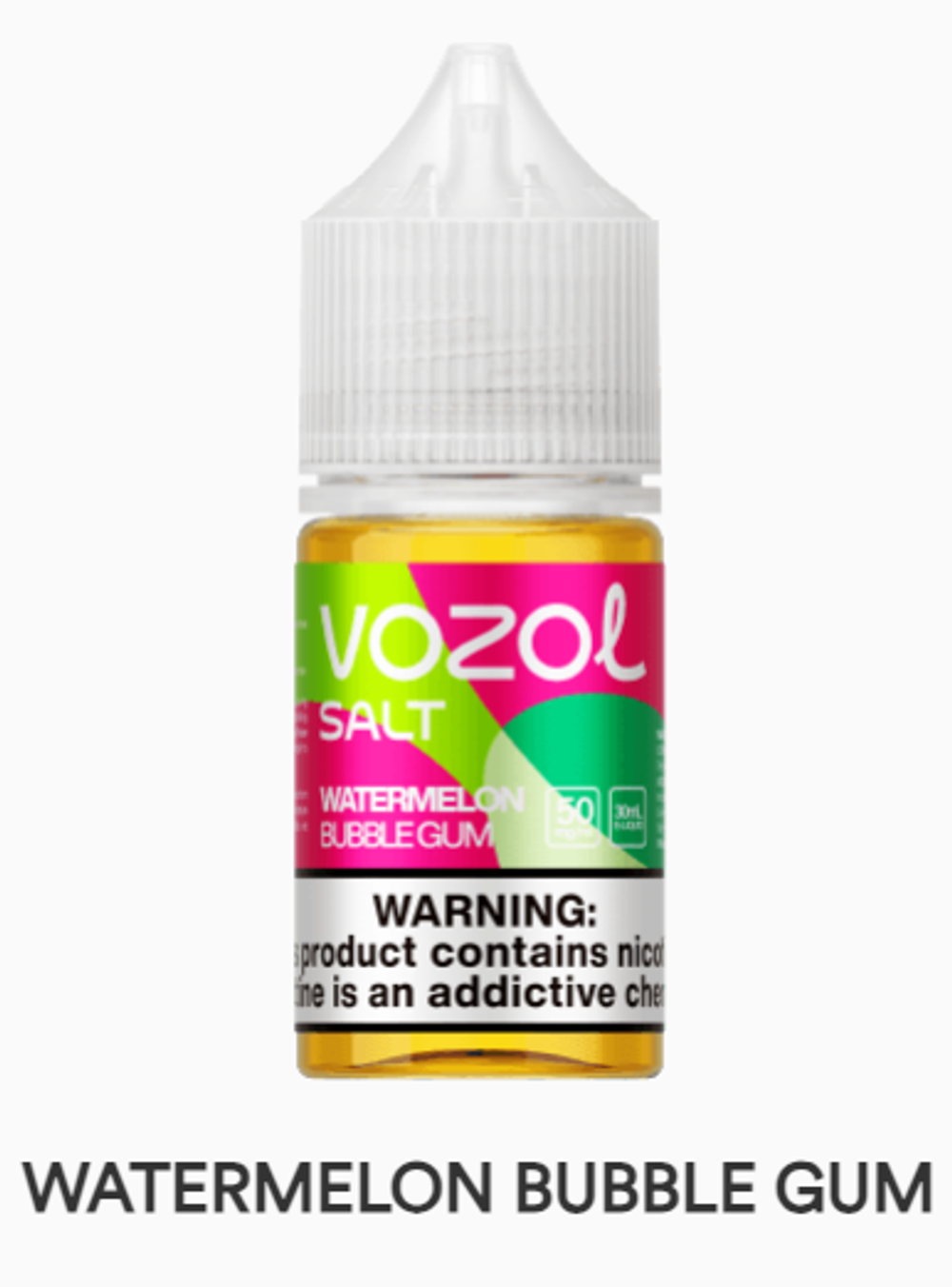 Vozol Liquid -  Watermelon Bubble Gum (30ml, 5%)