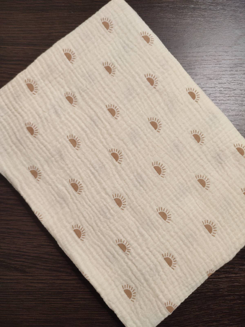 Пеленка муслиновая жатая двухслойная