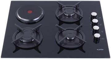 Варильна поверхня комбінована VENTOLUX HSF631-A3G CS (BK)