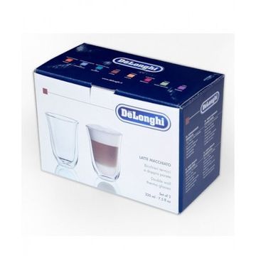Склянка Delonghi Latte Macchiato 220 мл (2 шт.) (DLSC312)
