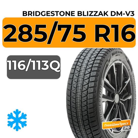 Bridgestone Blizzak DM-V3 285/75 R16C 116/113Q