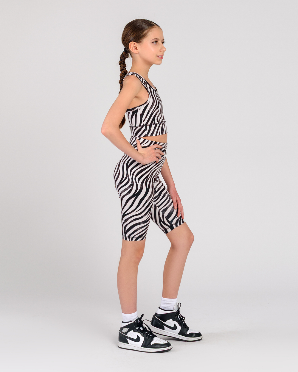 Топ для дівчинки з принтом Zebra (арт. 2522500103)