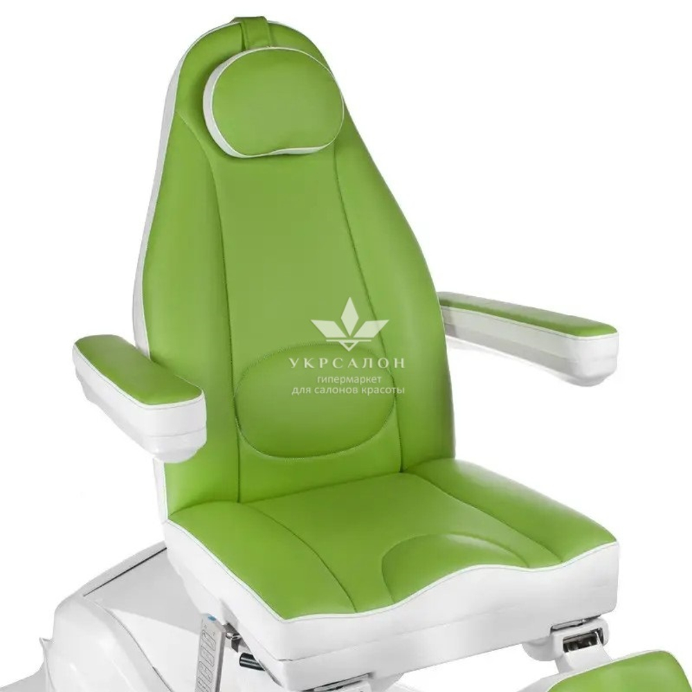 Кресло педикюрно-косметологическое Mazaro BR-6672C (3 мотора), green