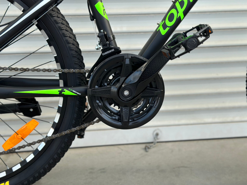 Велосипед горный подростковый 24 дюйма Toprider 611 оборудование Shimano