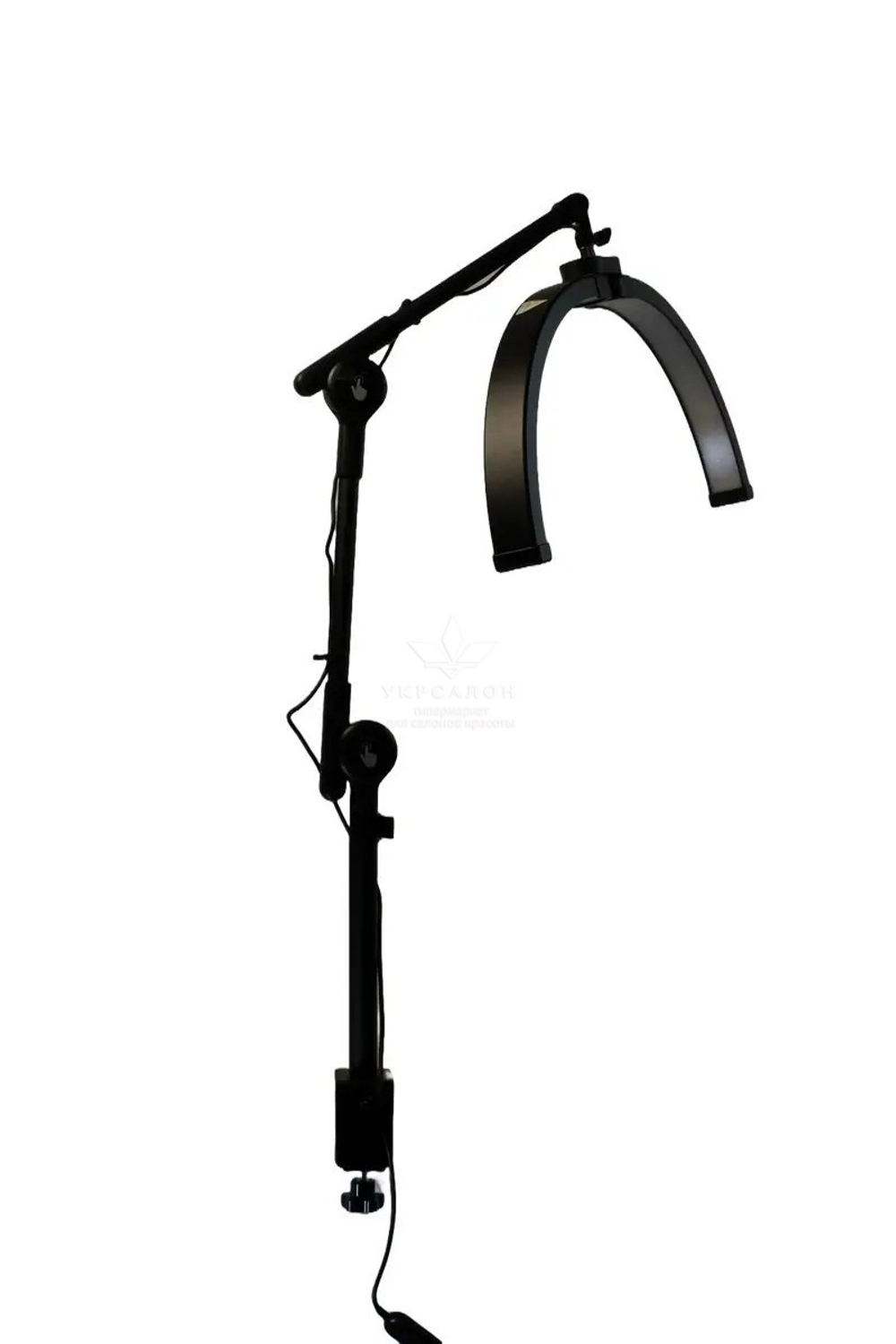 Бестеневая настольная LED-лампа F-550B, 32 Вт, черная