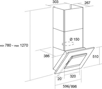 Витяжка PYRAMIDA BG-600 (black)