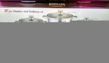 Набір каструль з нерж. стали 10 попер. Bohmann BH 0910 MRB