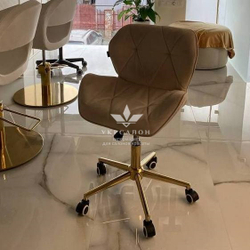 Стульчик мастера Paris Velor gold