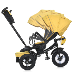 Дитячий триколісний велосипед Turbo Trike MT 1007 гумові колеса