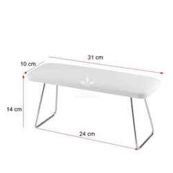 Подставка для маникюра Global, белая