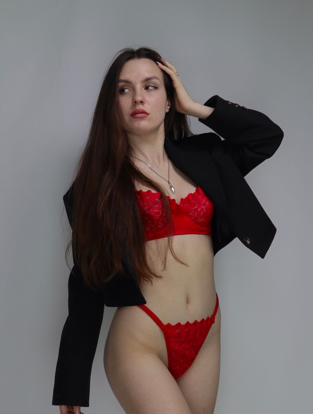 Комплект з мережива