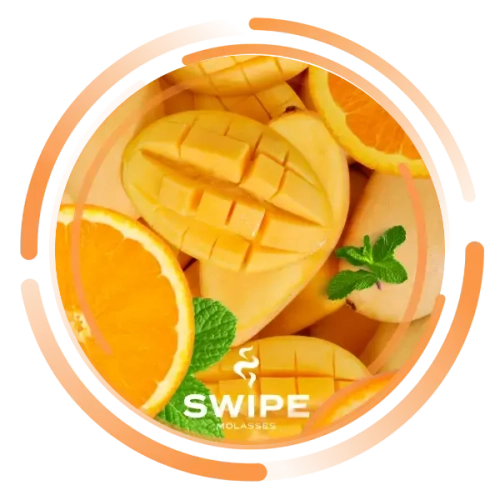 Безтютюнова суміш Swipe Mango Orange Mint (Свайп Манго Апельсин М'ята) 50г