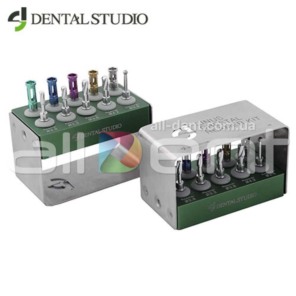 Базовый набор римеров для закрытого синус-лифтинга Simple Sinus Crestal Reammer Kit Dental Studio
