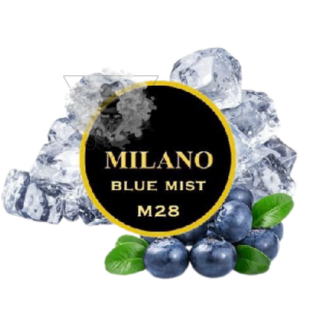 Табак Milano M28 Blue Mist (Милано Лед Черника Виноград) 100г