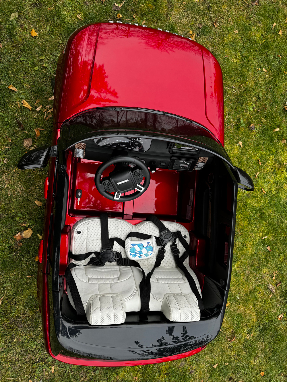 Дитячий двомісний електромобіль джип Land Rover 140W "WeKids Cars" з автофарбуванням