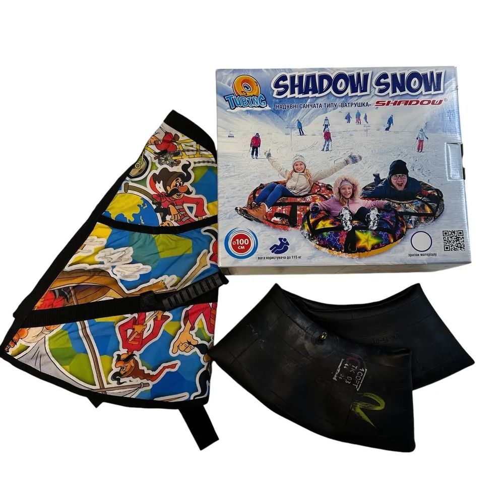 Надувные ватрушки тюбинги "Казаки" диаметр 100 см. (Оксфорд, ПВХ)