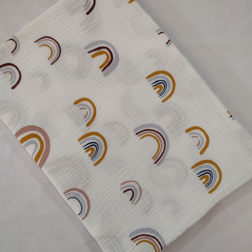 Пеленка муслиновая жатая двухслойная