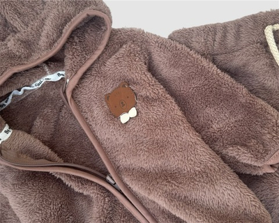 Костюм 2 в 1: кофта, штани "Ведмедик", набивна махра ТМ "Murat Baby"