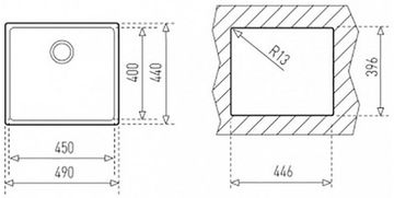 Кухонна мийка TEKA BE LINEA 45.40 R15 10125133