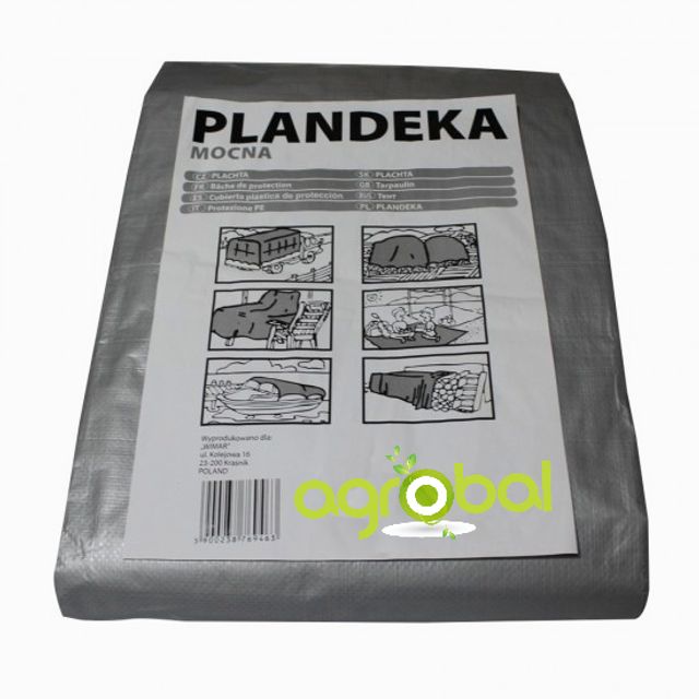 Тенты полипропиленовые PLANDEKA (оригинал) плотность 100г./м2 (серый)