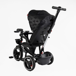 Детский трехколесный велосипед Best Trike Marco 9155 PU, складной руль, музыкальная фара, с родительской ручкой