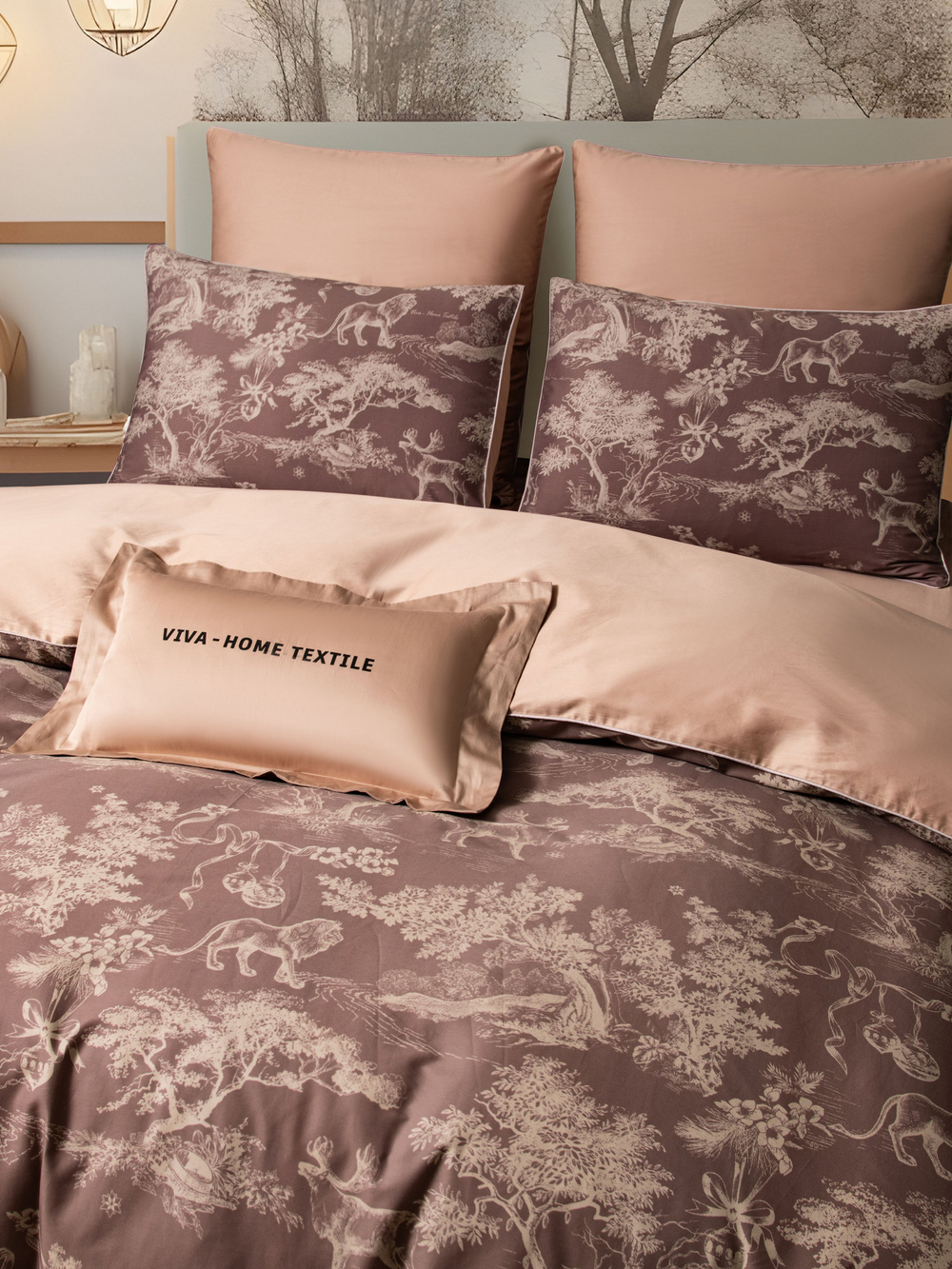 Комплект постельного белья Сатин Премиум CPA049