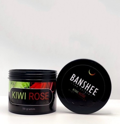 Безтютюнова суміш Banshee Kiwi Rose (Банши Ківі Роза) 50г