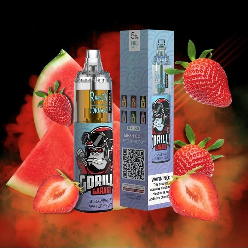 RandM Tornado 7000 Strawberry Watermelon 5% nic