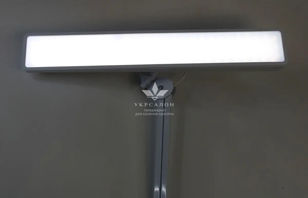 Настольная светодиодная бестеневая Led лампа для бьюти мастера на струбцине KMS-1005 (9501), 30 Вт, белая
