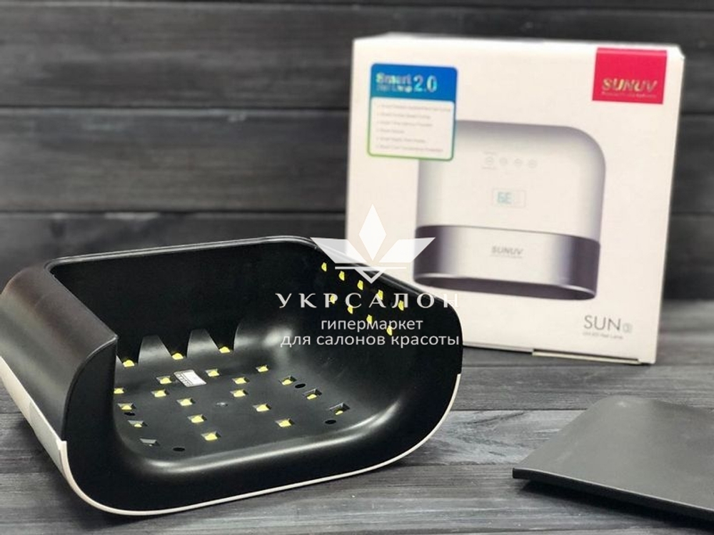 Лампа для манікюру LED + UV Sun 3 нового покоління з кварцовими діодами, 48W