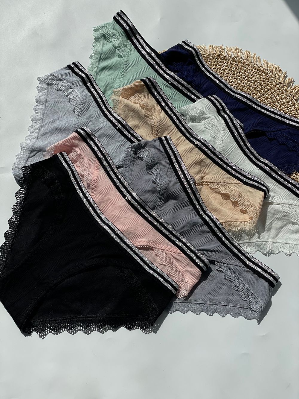 Сліи з блискучою резинкою