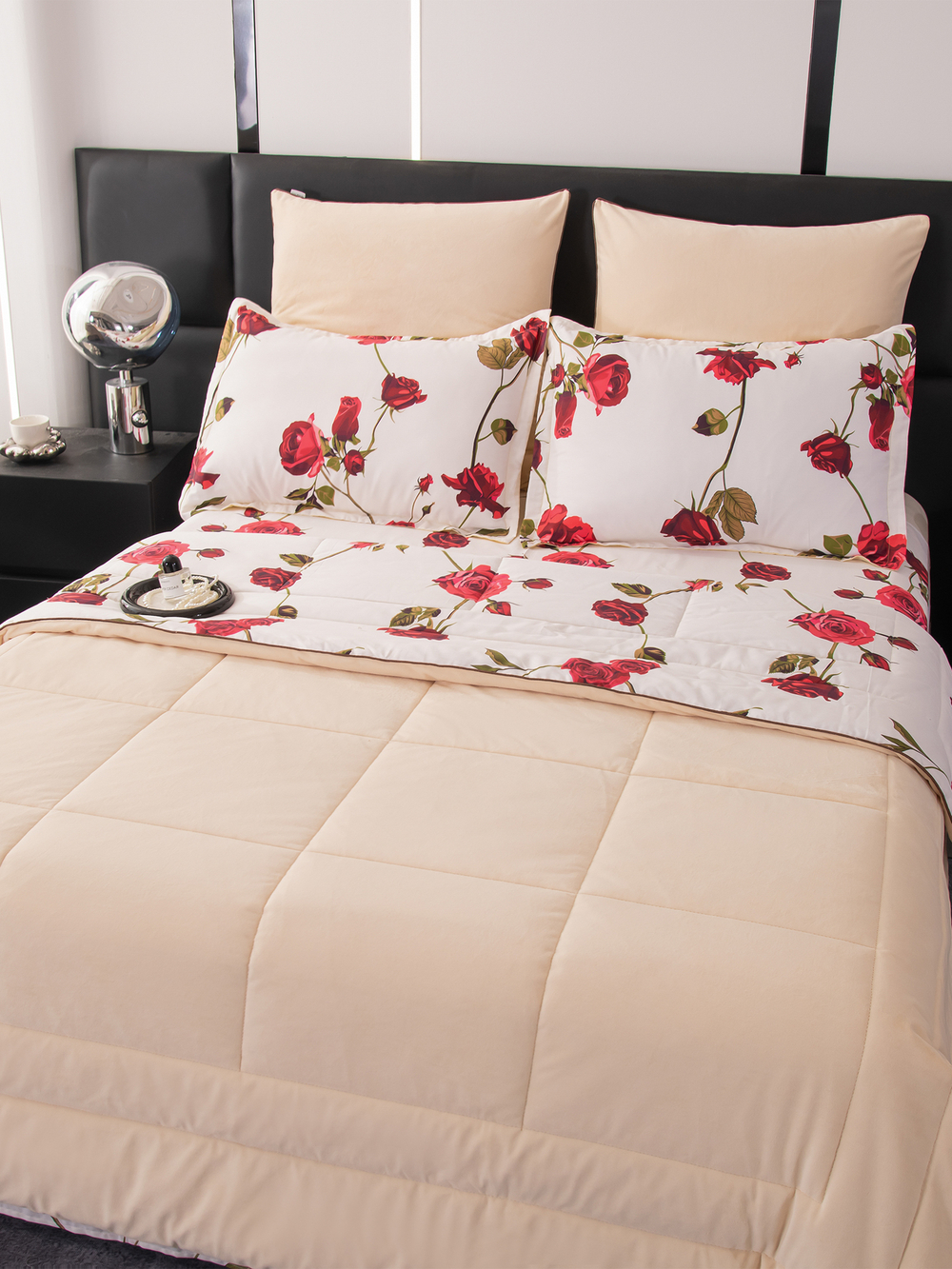 Комплект постельного белья Сатин Velouria Luxe с Одеялом VL015